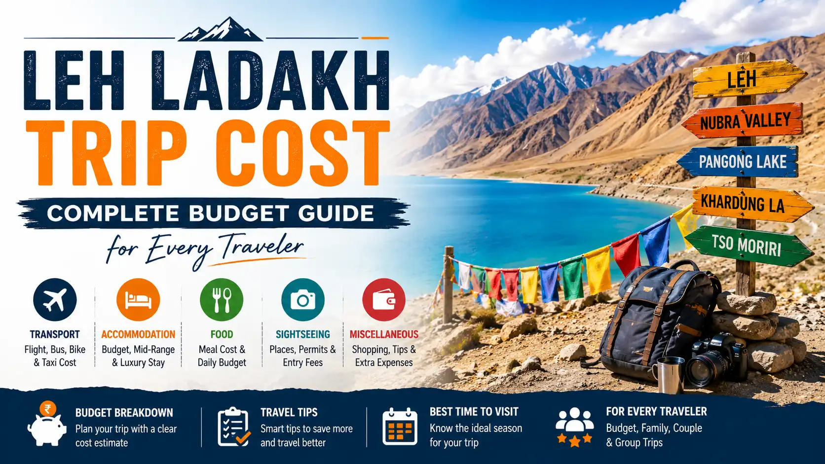 Leh Ladakh Trip Cost – Complete Budget Guide for Every Traveler